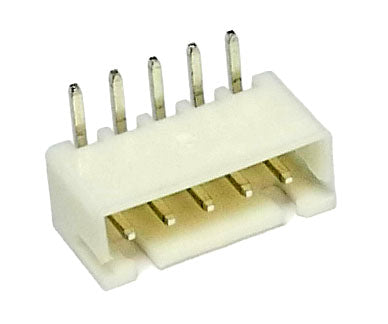 5-Way JST Style XH Angled PCB Male Socket