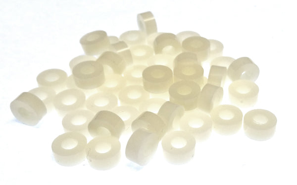 Nylon Spacer 3.2mm Bore, 7mm Diameter, 3mm Long