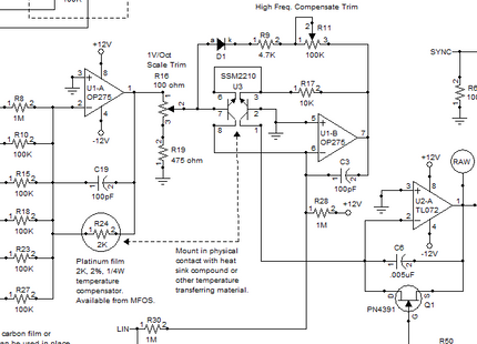 MFOS VCO Synth Module DIY Electronics Parts Kit