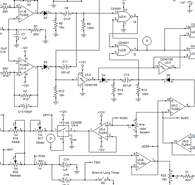 MFOS ADSR Synth Module DIY Electronics Parts Kit
