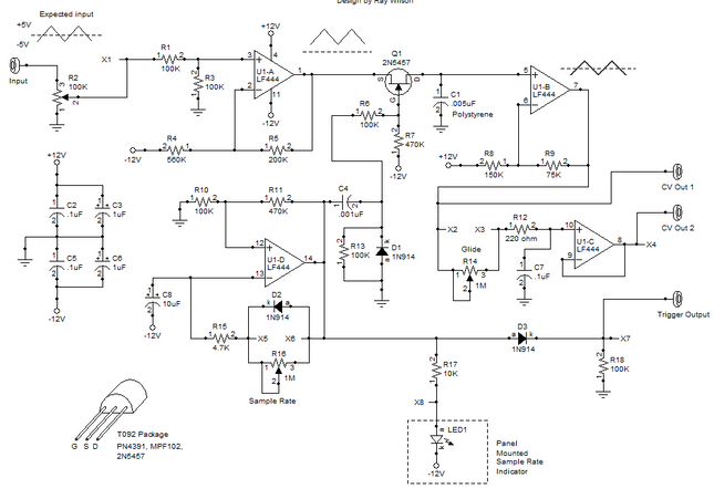 MFOS Micro Sample and Hold Synth Module DIY Electronics Parts Kit