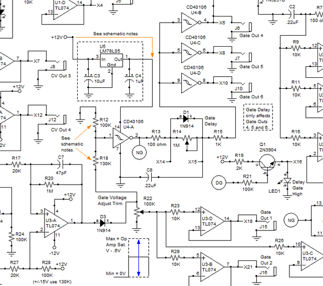 MFOS CV & Gate Expander DIY Electronics Parts Kit