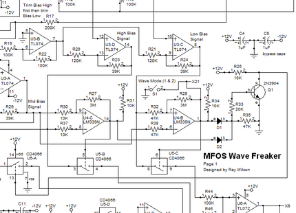 MFOS Wave Freaker Synth Module DIY Electronics Parts Kit