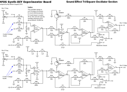 MFOS Synth DIY Experimental Board DIY Electronics Parts Kit