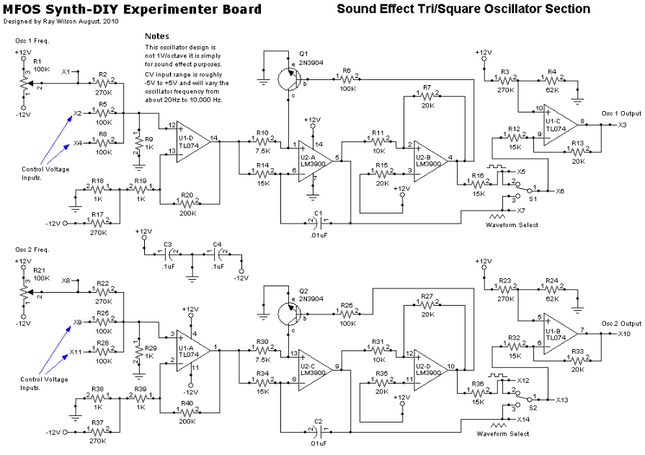 MFOS Synth DIY Experimental Board DIY Electronics Parts Kit