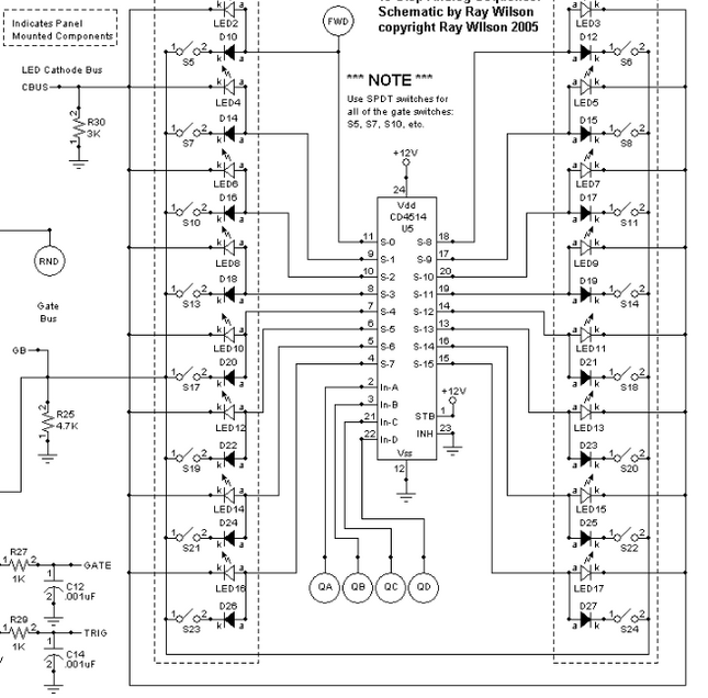 MFOS 16-Step Analogue Sequencer Synth Module DIY Electronics Parts Kit