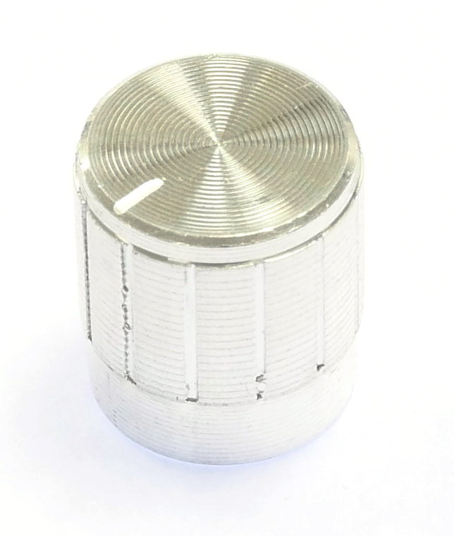 Aluminium Effect Knob for 6mm Spline 14.5mm dia x 16.2mm high
