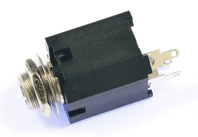 Soundtronics 1/4" (6.35mm) Panel Mount Mono Jack Socket -Type A