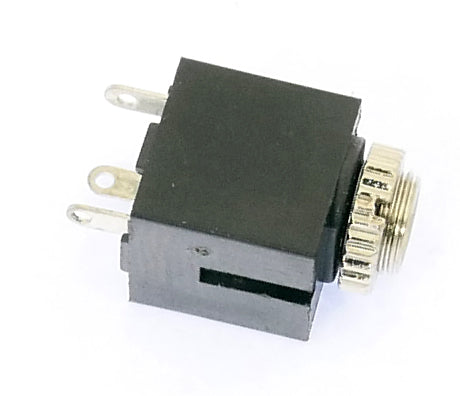 PJ-301CM Stereo 3.5mm Jack Socket with Knurled Nut