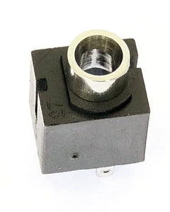 PJ-301C Stereo 3.5mm Jack Socket with Chrome Barrel