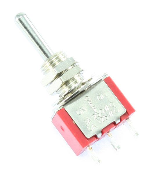 SPDT on/off/on Miniature Toggle Switch