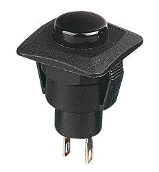 Low Profile Push to Make Switch, Black