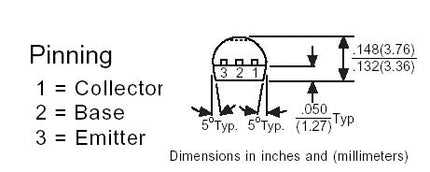 BC547B Bipolar NPN Transistor TO-92