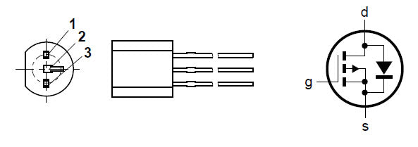 BS250 MOSFET P-Channel Transistor