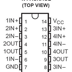Quad Norton Op-Amp LM3900N