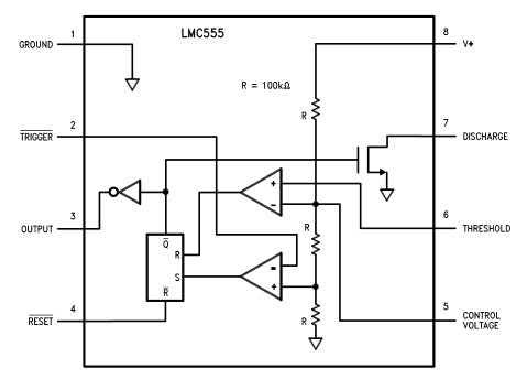 Timer LMC555CN CMOS