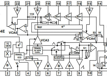 AS3394E Analogue Synth Voice 24-Pin DIP