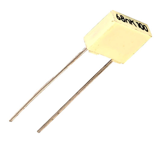 68nF 100V 10% Polyester Box Capacitor