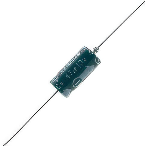 10uF 25V, 85C Axial Electrolytic Capacitor