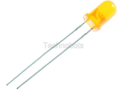 5mm LED Amber High Efficency 25mcd