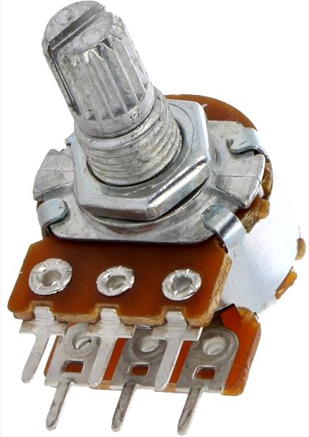 Short Shaft CTR Synth Stereo Pot 18mm 10k Log