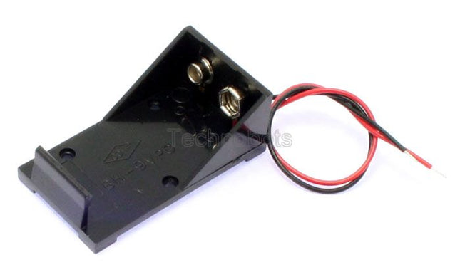 PP3 9V Battery Holder with Flying Leads