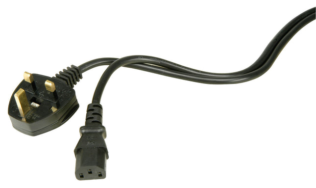 1.5m IEC UK Mains Plug 10A Lead