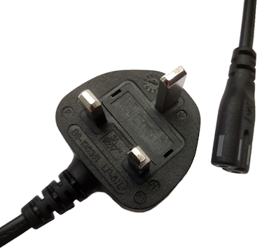 UK Fig 8 Mains Lead