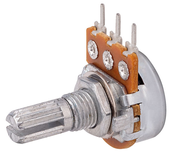 Taiwan Alpha RV16AF Pot Log 100k T18 17mm PCB