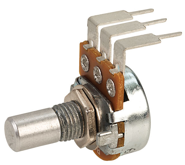 Taiwan Alpha RV16AF Pot Log 250k 6.35mm 15mm Right Angle