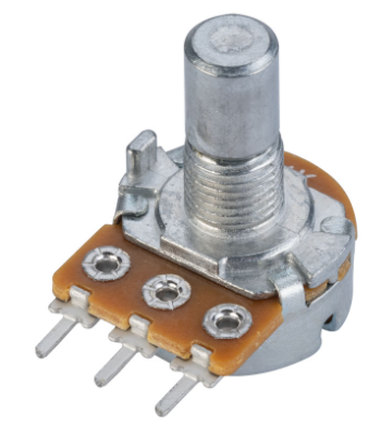 Taiwan Alpha RV16AF Pot Rev Log 100k 6.35mm 15mm PCB