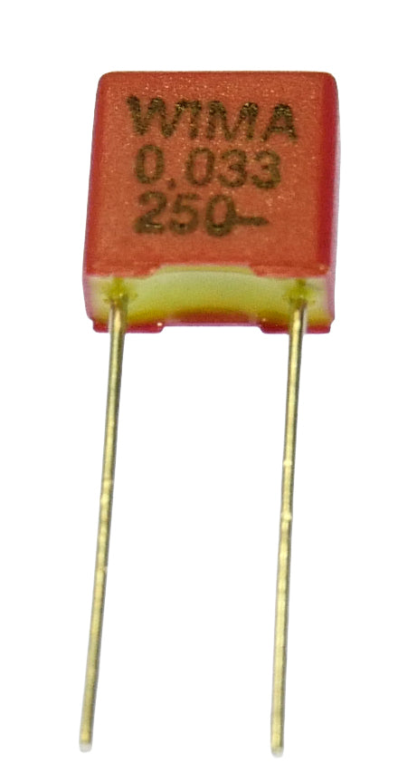 Polypropylene Film Capacitor 33nF 250Vdc