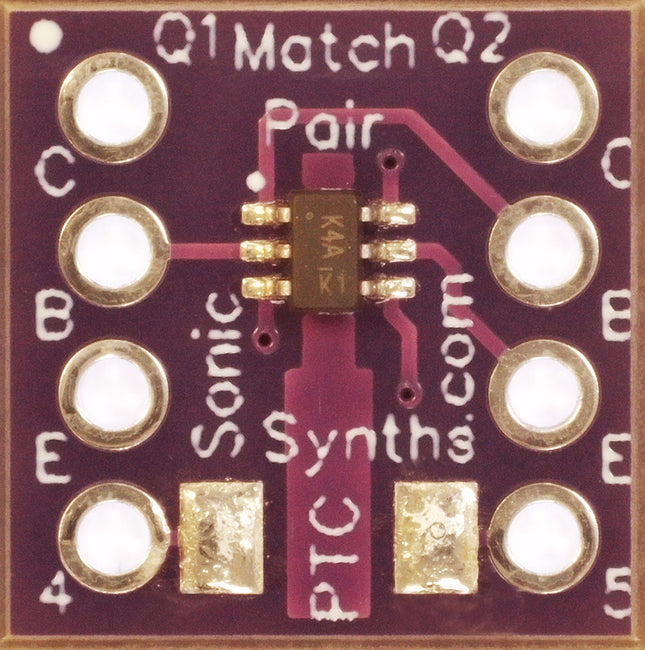 NPN Matched Transistor Pair Breakout Board (DMMT3904W)