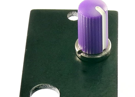 BZP Slotted Round Pot Nut 9.5mm Diameter for M7x0.75 Threads